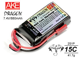 A.K.E DRAGON 7.4V/880mAh/15C﮵