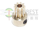 铜齿 2.3mm轴(9T/0.5/精密/顶丝锁紧)