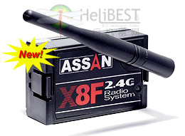 ASSAN X8F V2 2.4GHzƵͷ (Futaba)